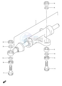 GSX-R1100W (E28) drawing STEERING DAMPER