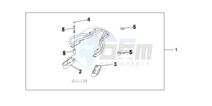 CBF1000A9 France - (F / ABS CMF) drawing RR.CARRIER