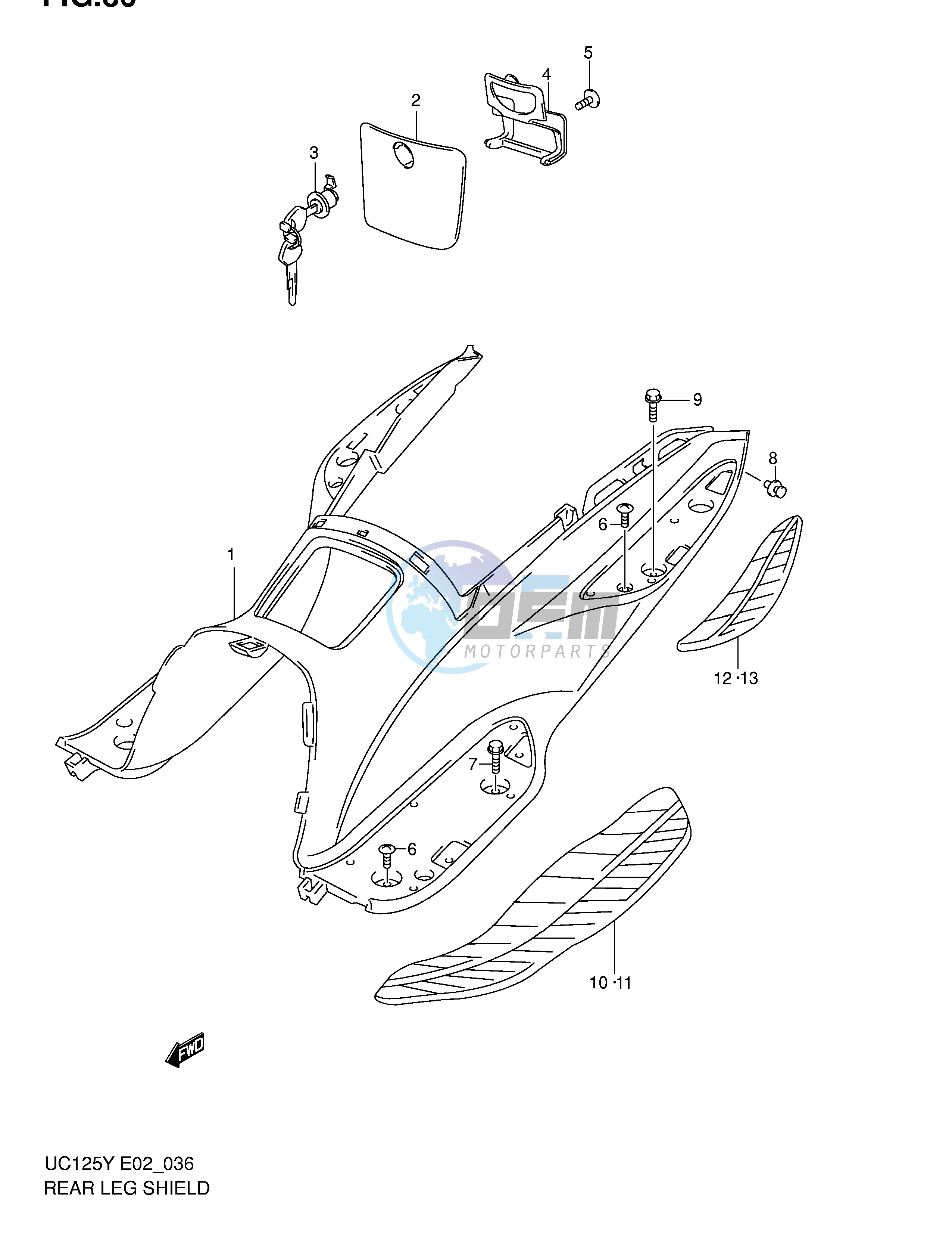 REAR LEG SHIELD