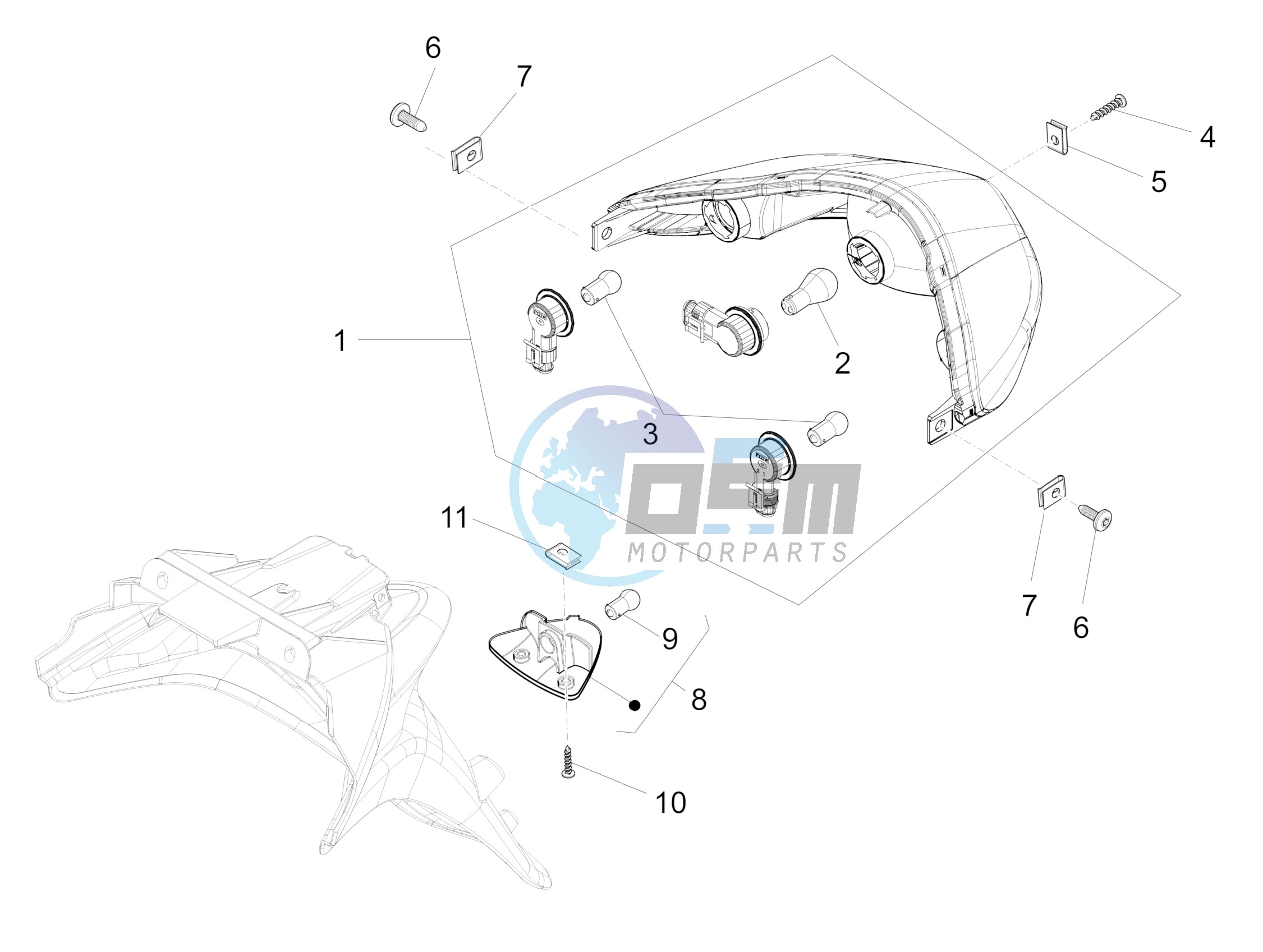 Rear headlamps - Turn signal lamps