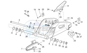 TUONO 1100 V4 RF E4 ABS (EMEA) drawing Swing arm