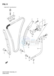 GSX-R1000 (E3-E28) drawing CAM CHAIN