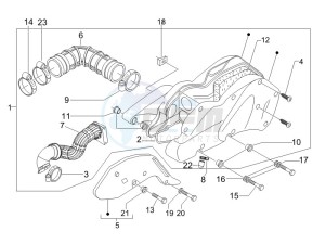 Runner 125 VX 4t SC e3 drawing Air filter