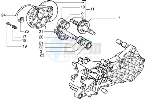 DNA 50 drawing Rear wheel shaft