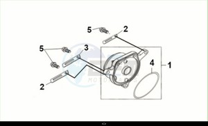 CRUISYM a 300 (LV30W2Z1-EU) (M2) drawing CYL. HEAD SIDE COVER