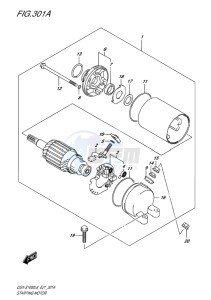 GSX-S1000 EU drawing STARTING MOTOR