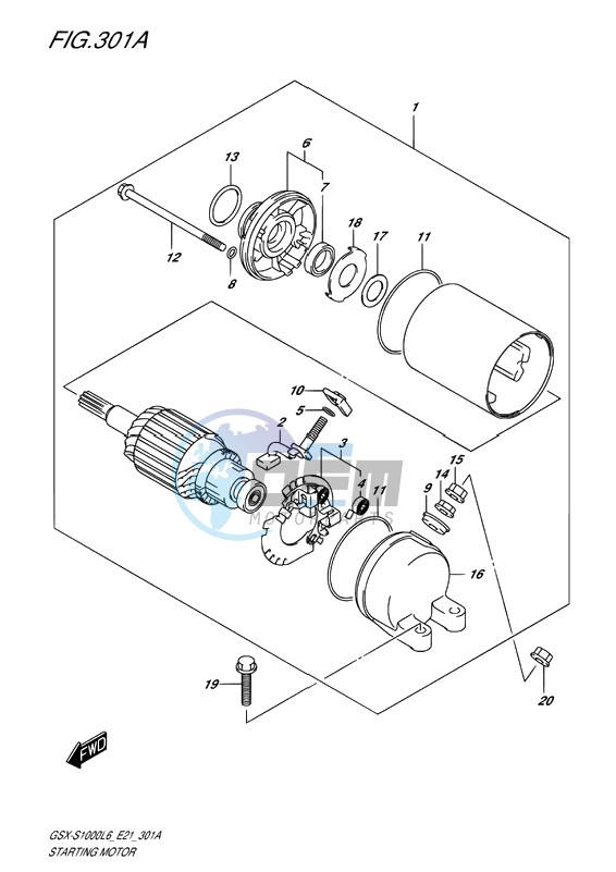 STARTING MOTOR