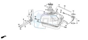 SZX50X X8R-X drawing FUEL TANK