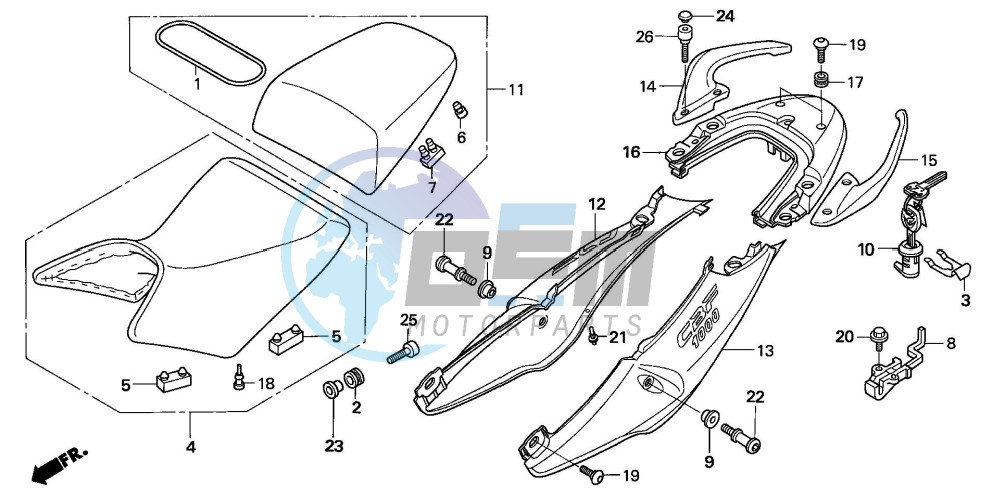 SEAT/SEAT COWL