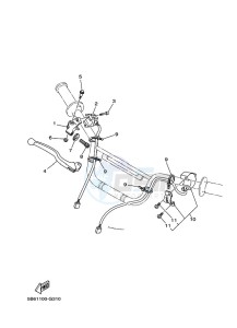 TT-R110E TT-R110 (BMAB) drawing HANDLE SWITCH & LEVER