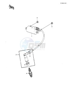 KLT 250 P [POLICE] (P1) [POLICE] drawing IGNITION COIL