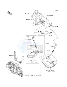 VN 1700 C [VULVAN 1700 NOMAD] (9FA) C9FA drawing IGNITION SYSTEM