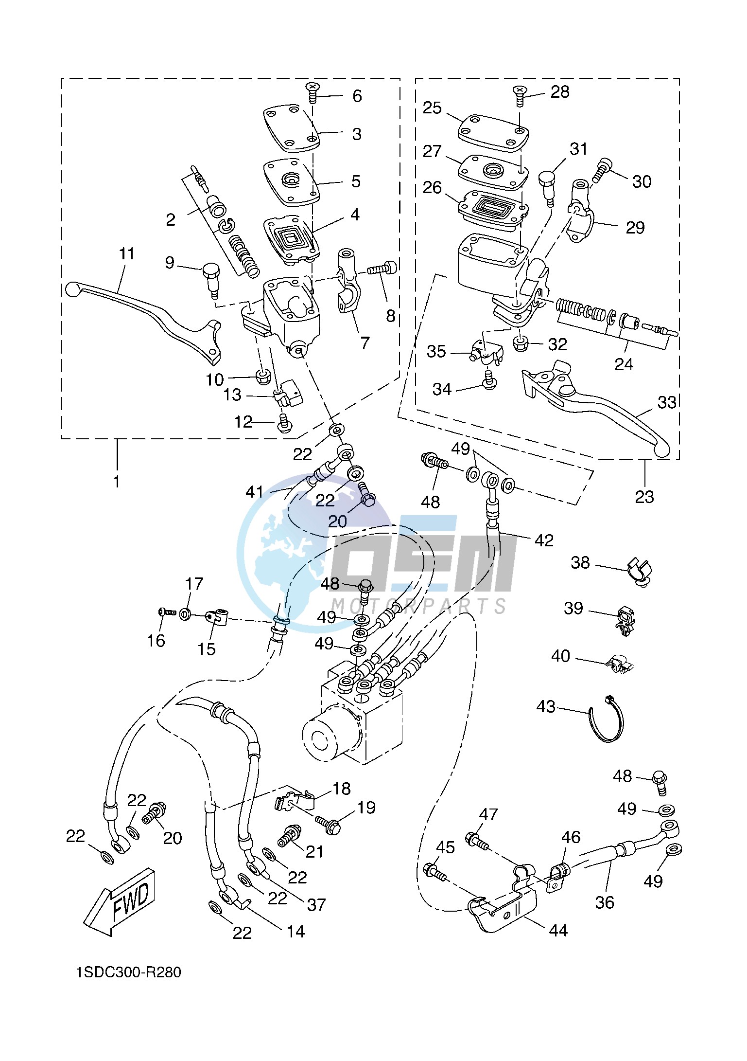 FRONT MASTER CYLINDER