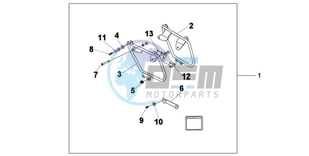 SADDLEBAG MOUNT B