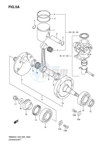 RM250 (E3-E28) drawing CRANKSHAFT (MODEL K3 K4 K5 K6)