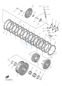 YZF600 R6 (BN6C) drawing CLUTCH