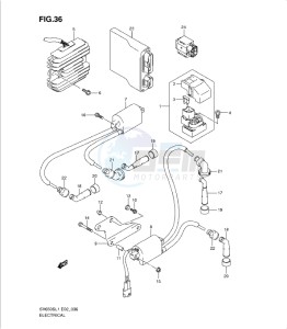 SV650/S drawing ELECTRICAL (SV650SAL1 E24)