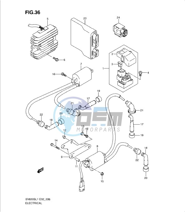 ELECTRICAL (SV650SAL1 E24)