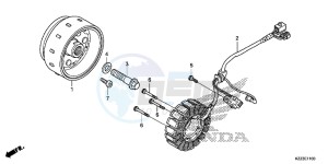 CRF250MF CRF250M UK - (E) drawing GENERATOR