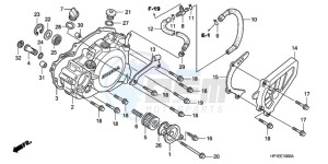 TRX450ER9 Australia - (U / SEL) drawing L. CRANKCASE COVER