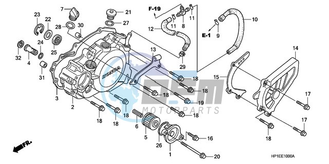 L. CRANKCASE COVER