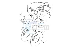 FJR 1300 drawing FRONT BRAKE CALIPER