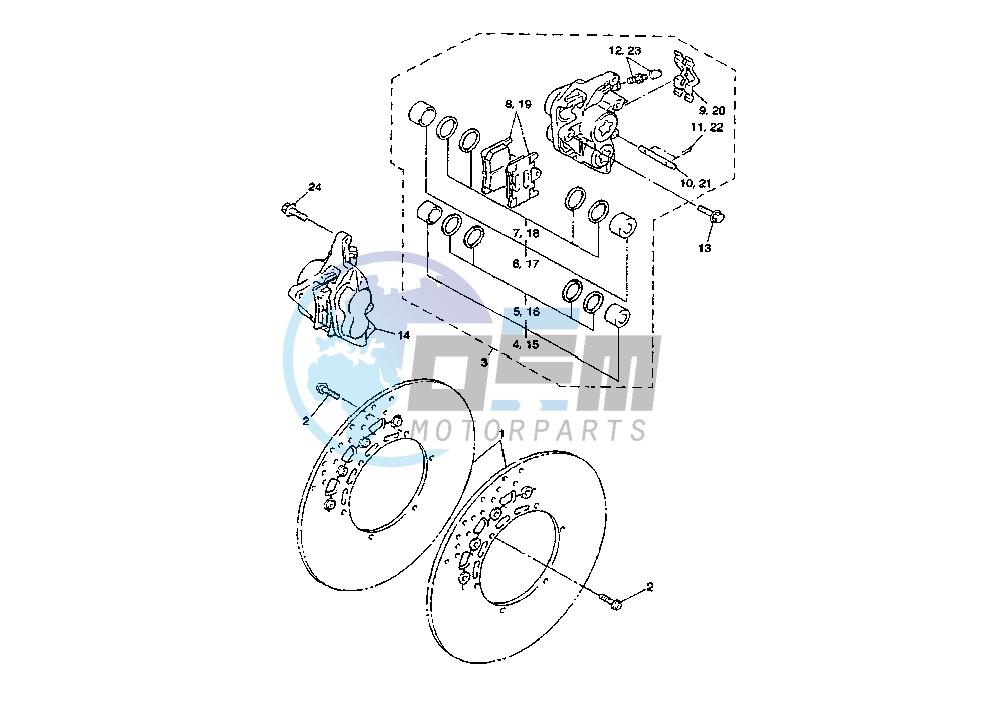 FRONT BRAKE CALIPER