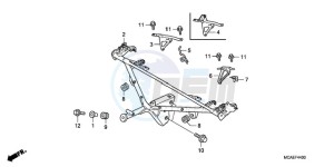 GL1800A SI - (SI) drawing COWL STAY