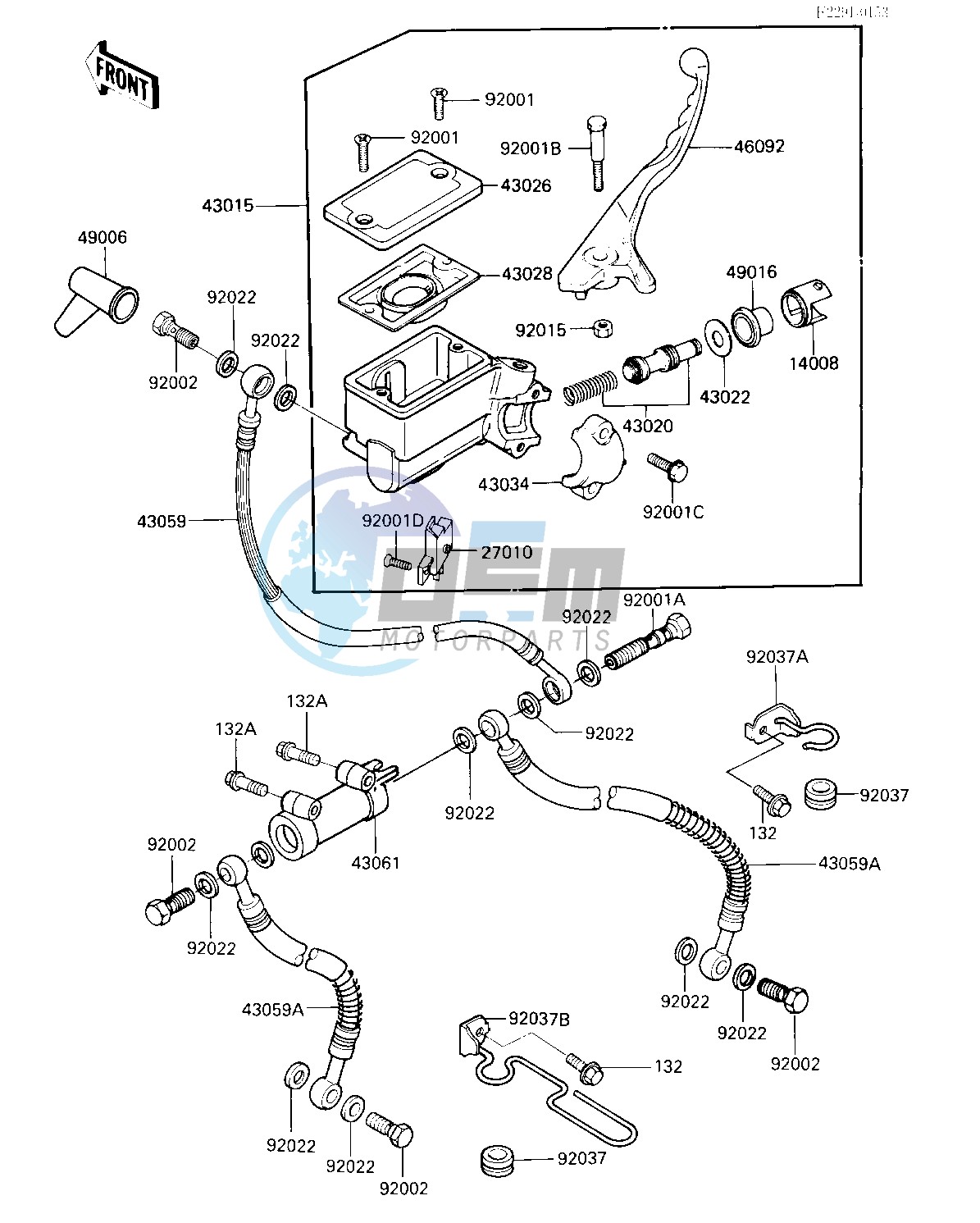 FRONT MASTER CYLINDER