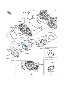 VN1700_VOYAGER_ABS VN1700B9F GB XX (EU ME A(FRICA) drawing Left Engine Cover(s)