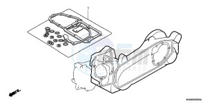 WW125D PCX125 - WW125 UK - (E) drawing GASKET KIT B