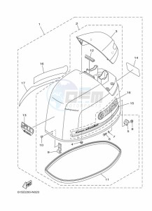 FT50CETL drawing TOP-COWLING