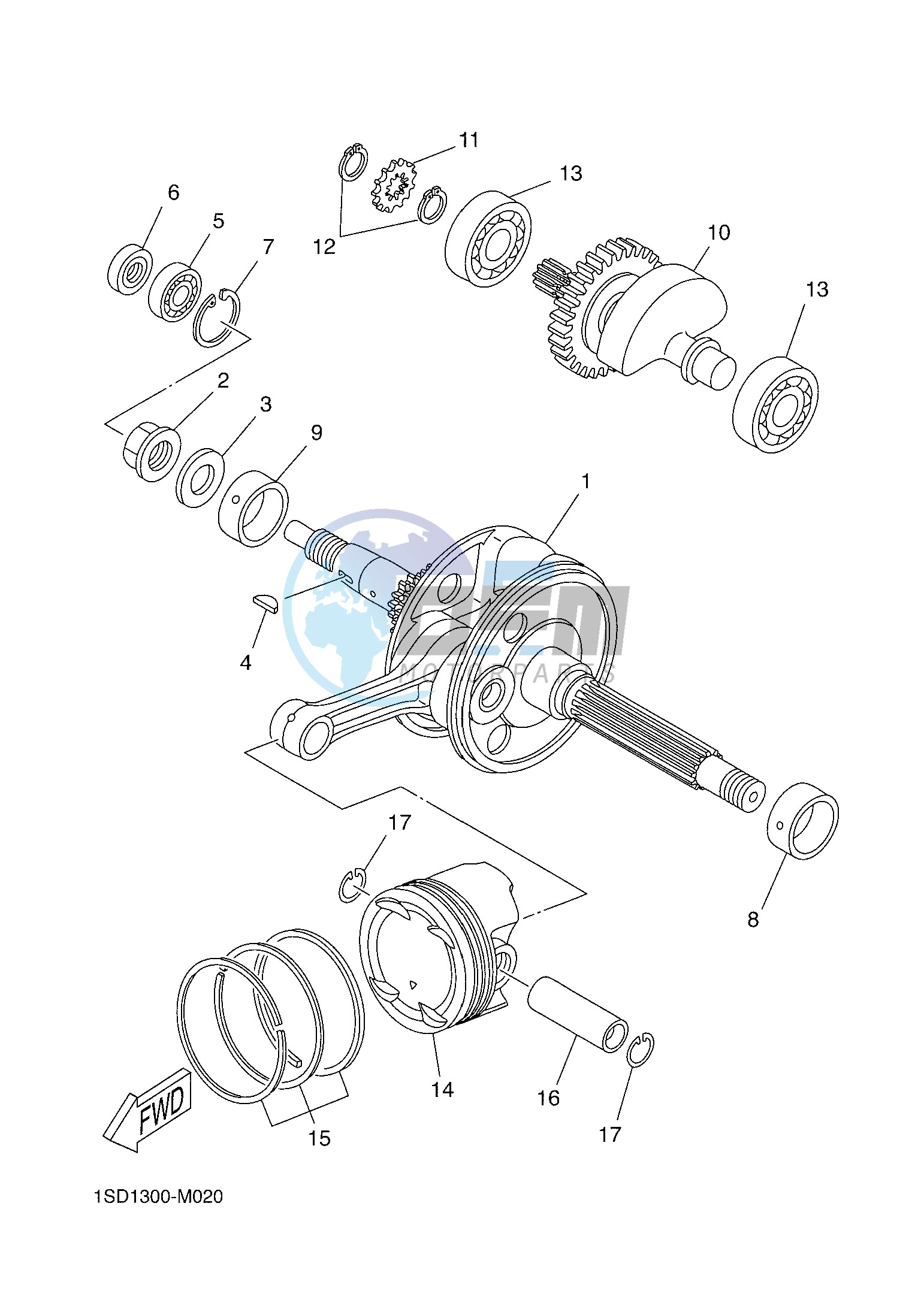 CRANKSHAFT & PISTON