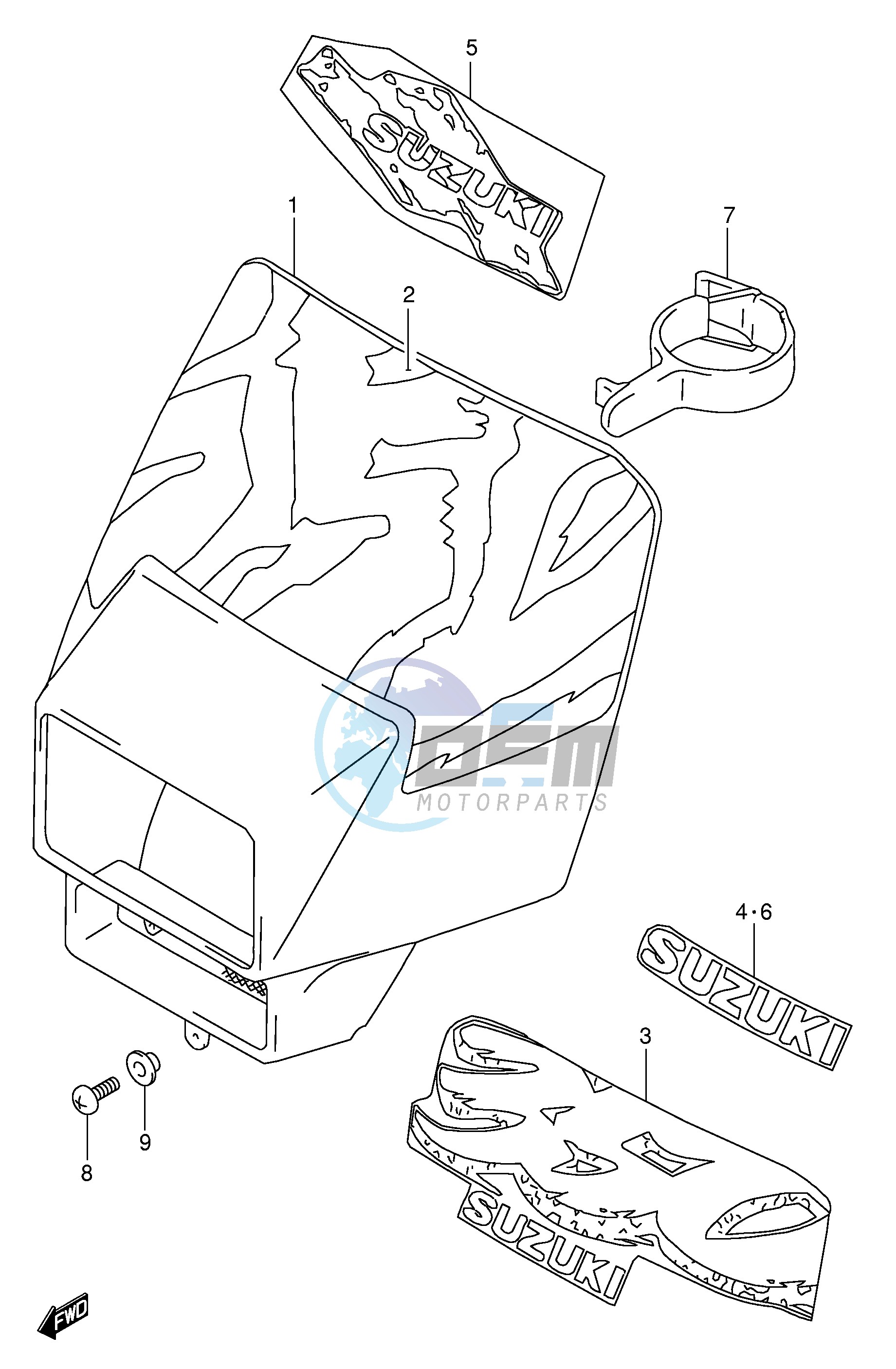 HEADLAMP COVER (MODEL N P R S T)