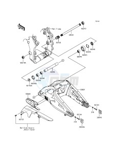 NINJA ZX-10R ABS ZX1000KFFA FR XX (EU ME A(FRICA) drawing Swingarm