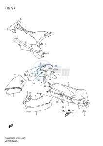 GSX1300R (E2) Hayabusa drawing METER PANEL