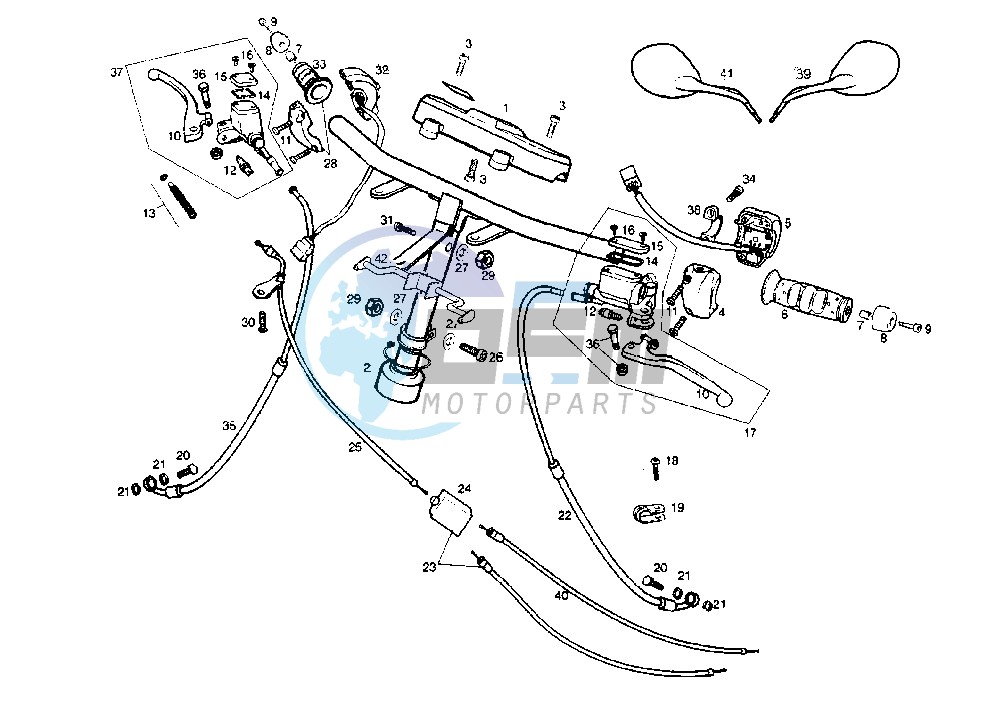 HANDLEBAR-DRIVE CONTROLS