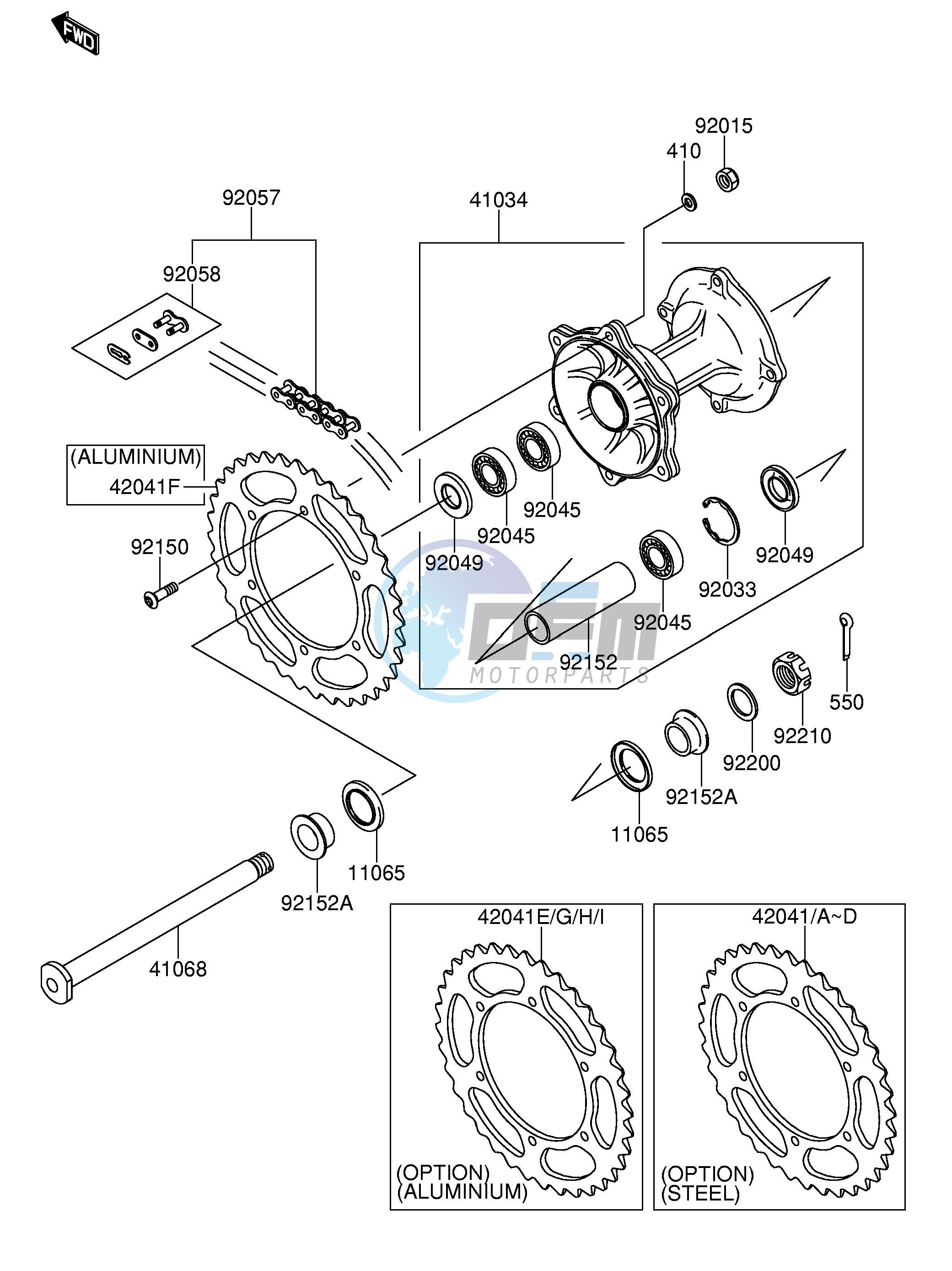 REAR HUB