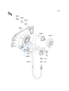 ZG 1200 B [VOYAGER XII] (B15-B17) [VOYAGER XII] drawing HEADLIGHT-- S- -