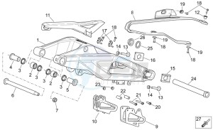 SXV 450-550 Street Legal drawing Swing arm