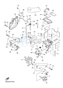 XVS1300CU XVS1300 CUSTOM XVS1300 CUSTOM (2SS6) drawing SIDE COVER