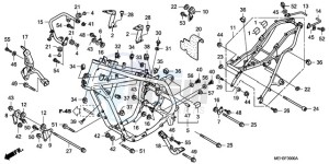 NSA700A9 E / MKH MME drawing FRAME BODY