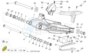 Dorsoduro 750 ABS USA-CND (NAFTA) (CND, USA) drawing Swing arm