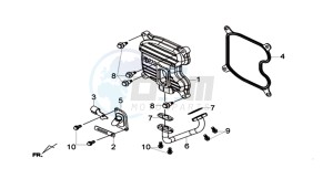 CRUISYM 250I (L8) EU drawing CYLINDER HEAD COVER