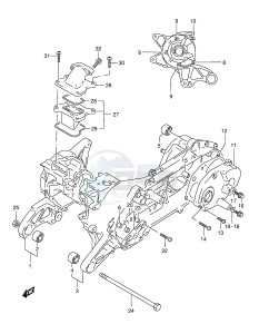 AE50 (E1) drawing CRANKCASE