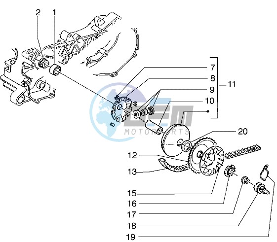 Driving pulley