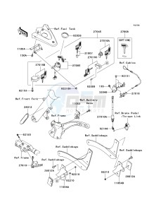 VN 2000 F [VULCAN 2000 CLASSIC LT] (6F-7F) F6F drawing IGNITION SWITCH_LOCKS_REFLECTORS