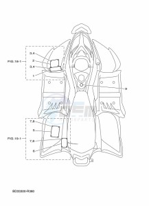 YFM90R (BD3F) drawing EMBLEM & LABEL 1