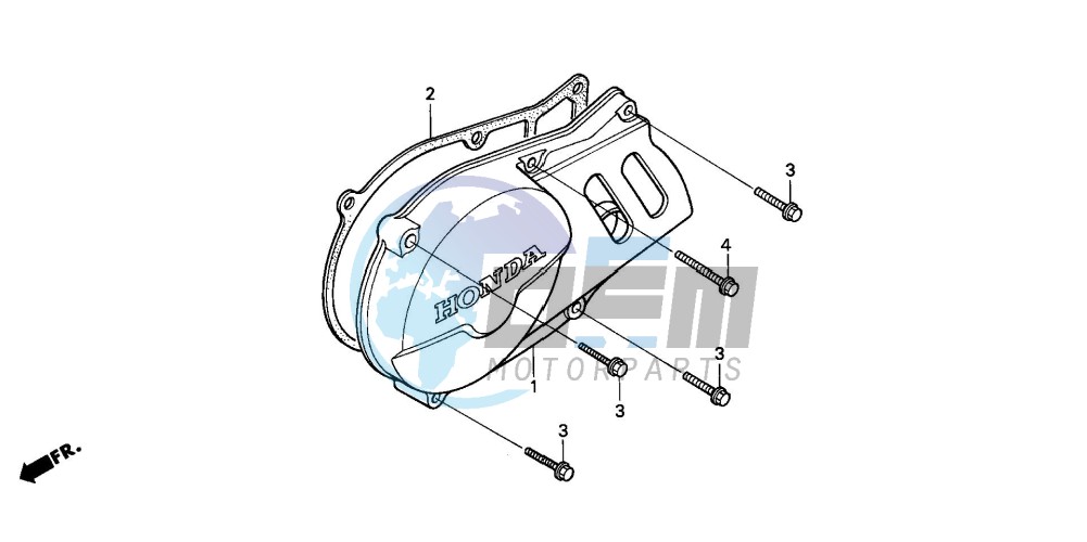 LEFT CRANKCASE COVER