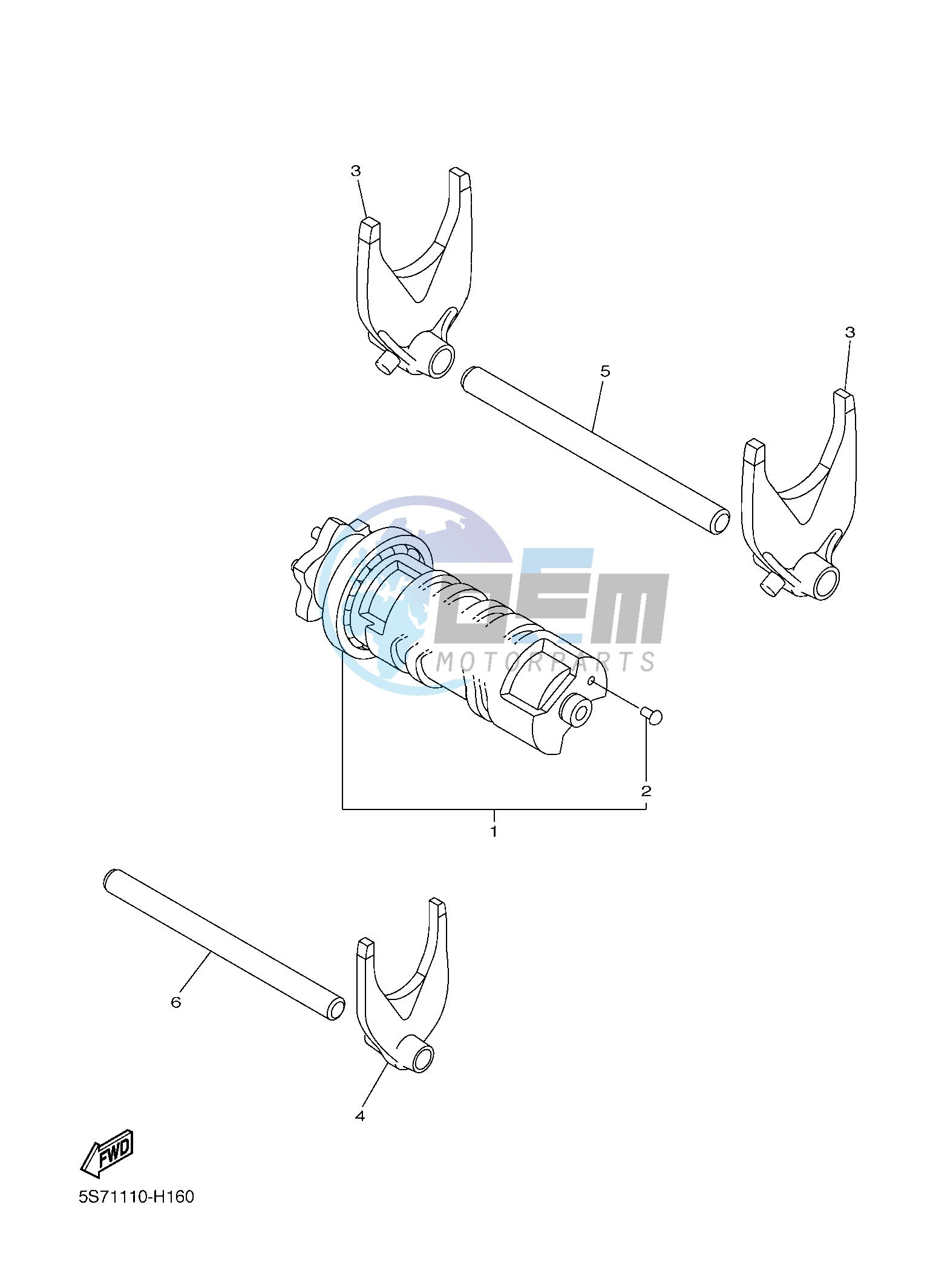 SHIFT CAM & FORK